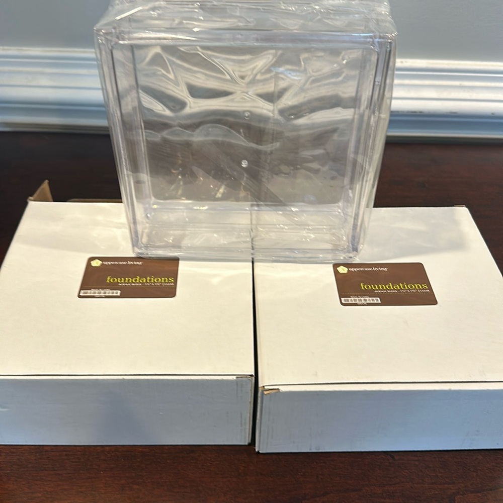 Two Uppercase Living Acrylic Blocks (new)